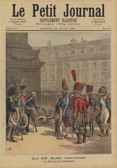 The 15 August in Days Gone By by French School
